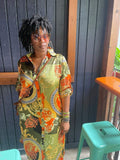 "Nubian" Shirt Dress